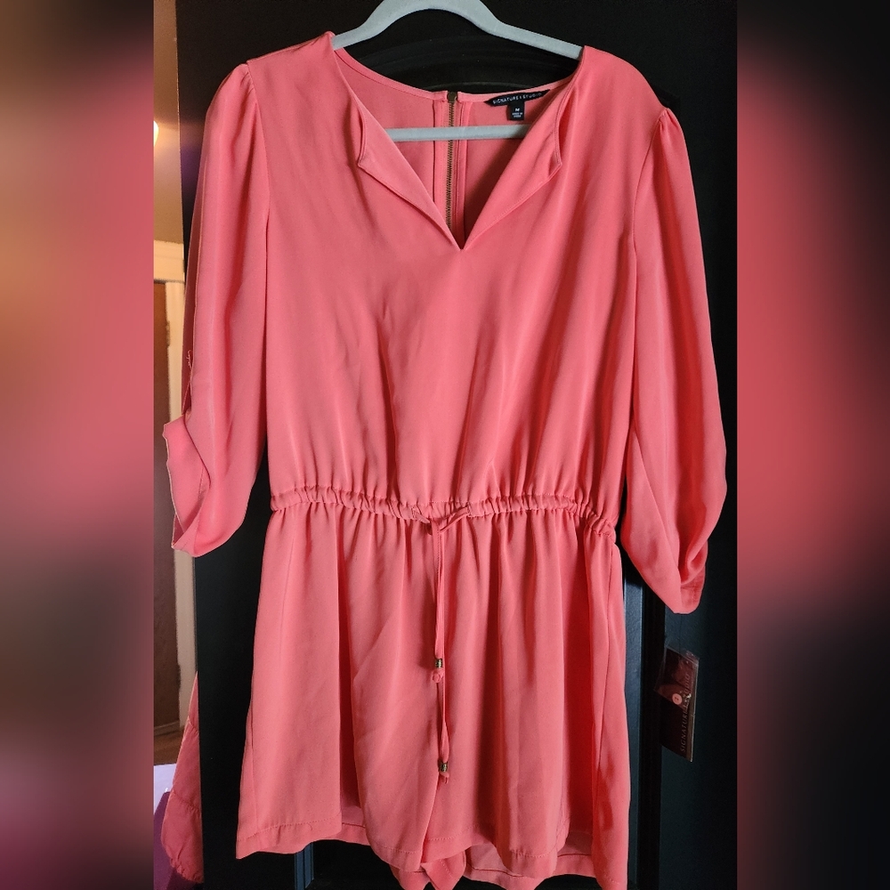 Brand New Coral Colored Jumpsuit